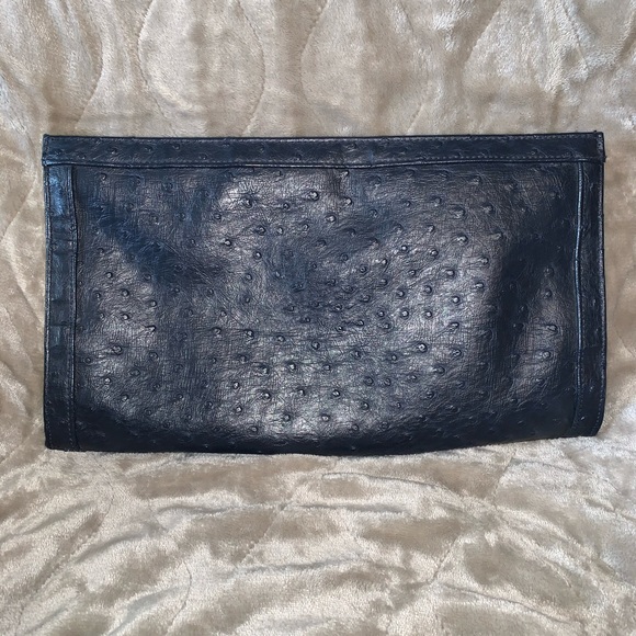 Handbags - Vintage Navy Clutch/Purse